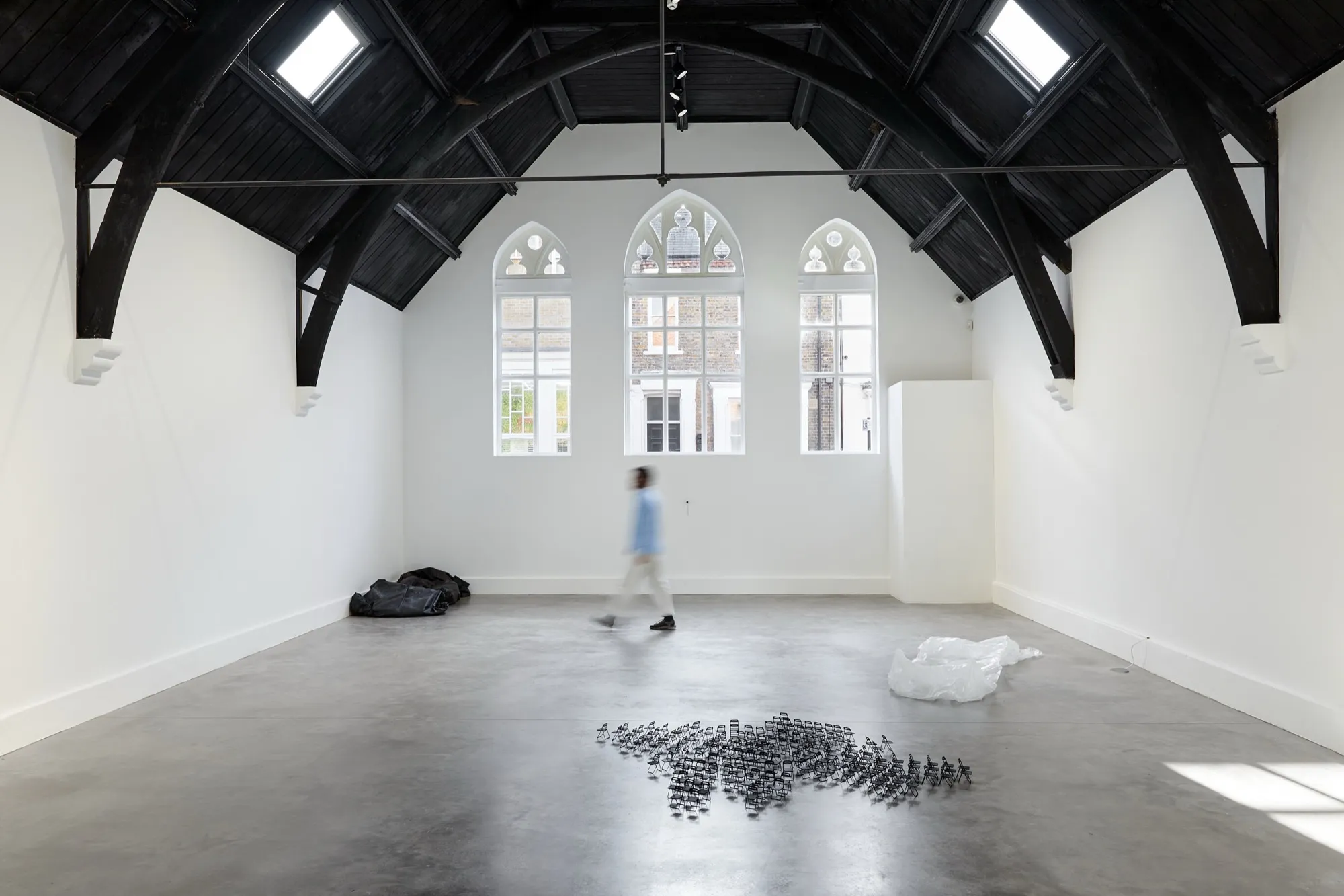 ARMS by Solomon Garçon, installation view at Studio Voltaire London, fabrication by Spike TM